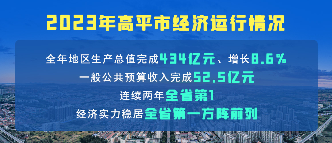 2023年高平市经济运行情况