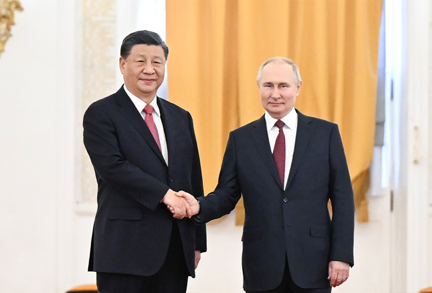 习近平同俄罗斯总统普京举行会谈