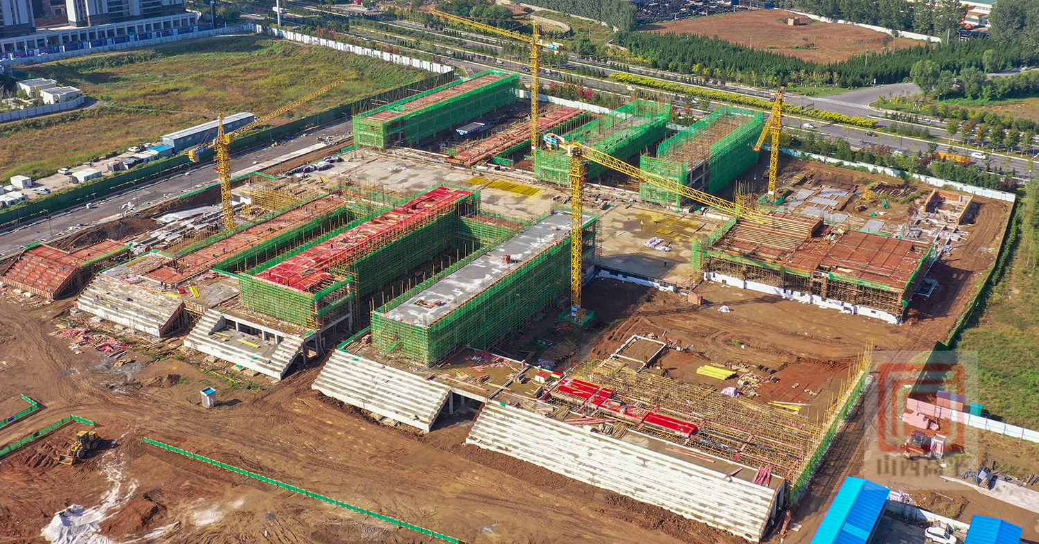 【国庆献礼】高平第九中学项目：坚守岗位保进度 项目建设加速跑