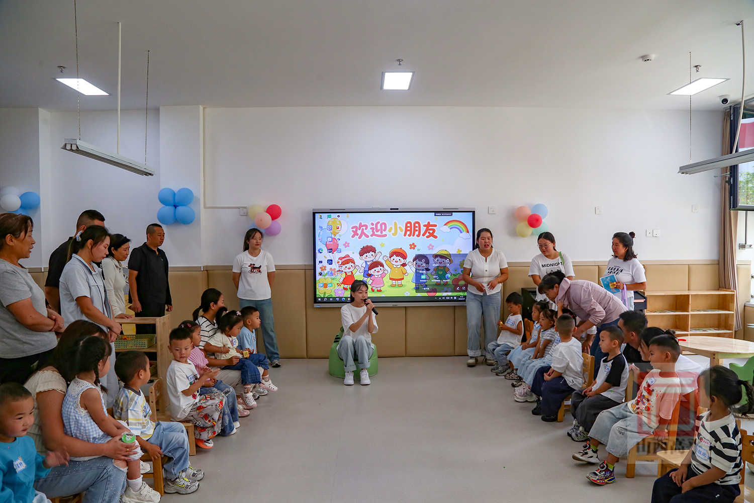 我市新华幼儿园迎来首批小朋友