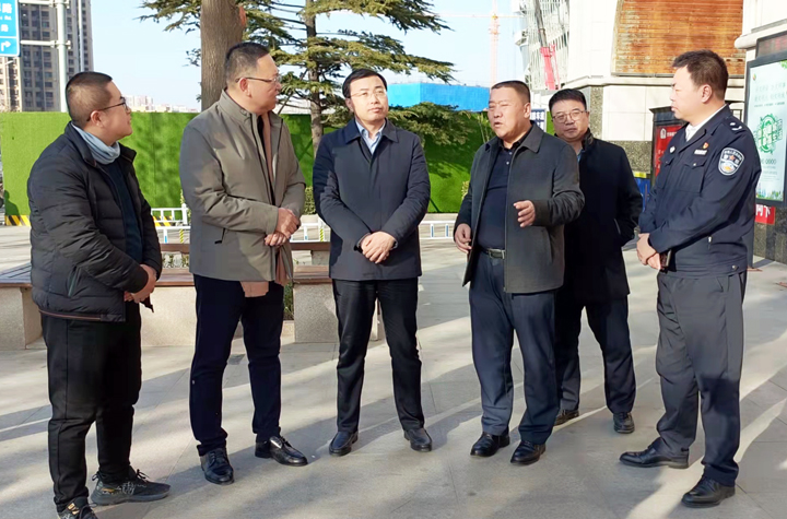 武健鹏调研智慧停车工作